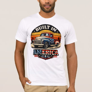 Built in America Vintage Truck T-Shirt