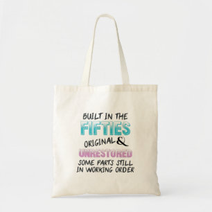 Built in the fifties original and unrestored tote bag