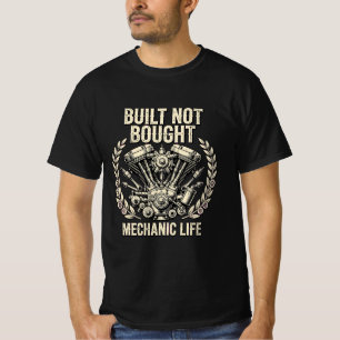 Built Not Bought - Mechanic Life Engine Tee