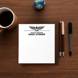 Built Strong Personalised Eagle Notepad