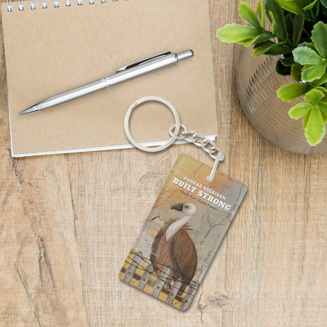 Built Strong Personalized Encouragement  Key Ring (Creator Uploaded)