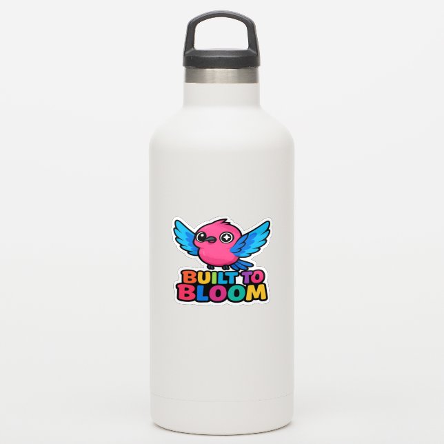 Built to Bloom Hummingbird Sticker (Waterbottle)
