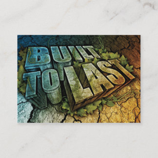 Built To Last - Business/Outreach Card - 2.5 x 3.5