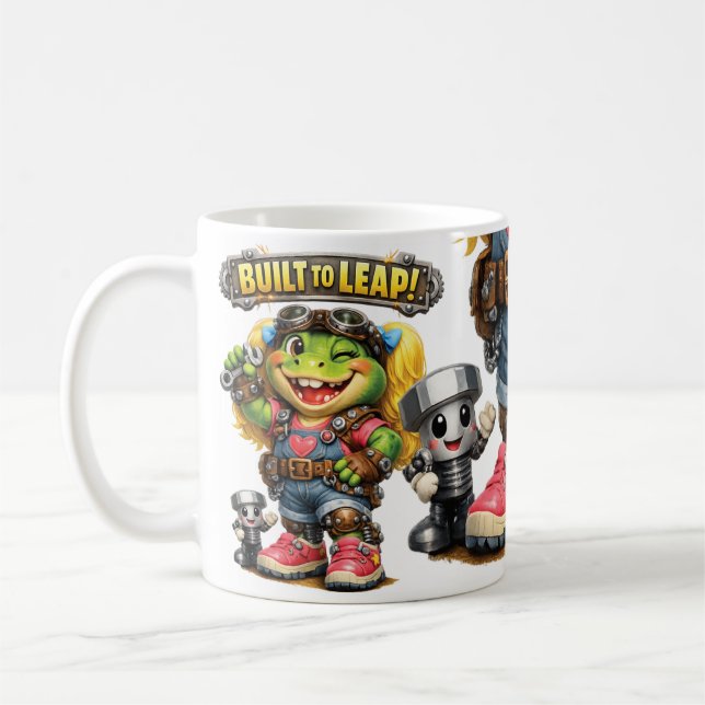 Built to Leap - Ms. Frog Coffee Mug (Left)