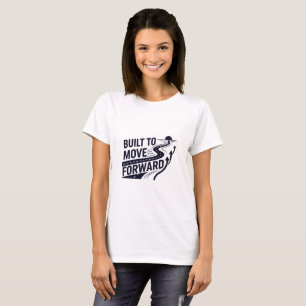 Built to Move Forward – Women’s Motivational Graph T-Shirt