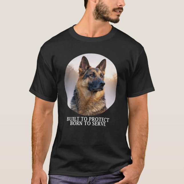 Built to Protect Born to Serve T-Shirt (Front)