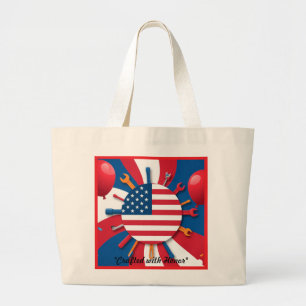 "Built with Pride" Large Tote Bag