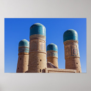 Bukhara, Uzbekistan -  Chor Minor Madrassah Poster