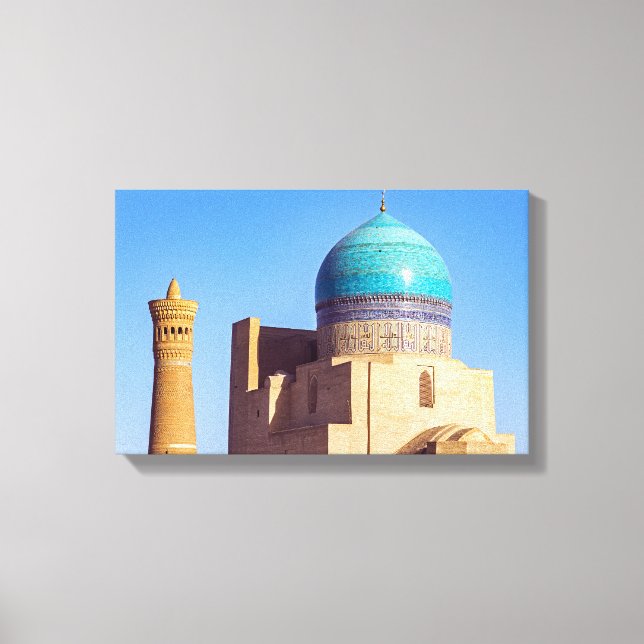Bukhara, Uzbekistan -  Kalyan mosque Canvas Print (Front)