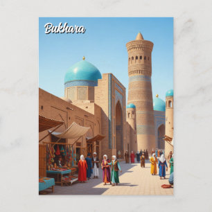 Bukhara Uzbekistan Travel Postcard