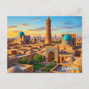 Bukhara Uzbekistan Travel Postcard