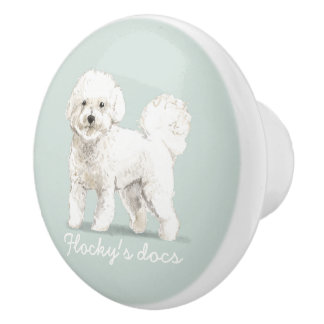 Buksi - Havanese, Maltese, Shih tzu, Bichon lovers Ceramic Knob