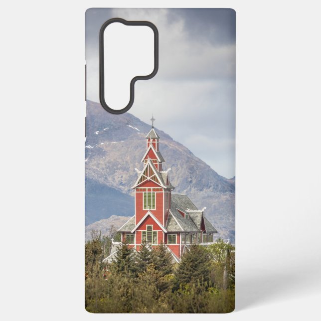 Buksnes Church Lofoten Norway Samsung Galaxy S22 Ultra Case (Back)