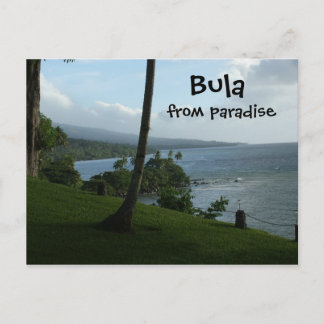 Bula From Paradise Postcard