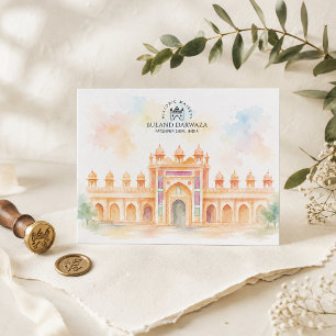 Buland Darwaza, Fatehpur Sikri Travel Souvenir Holiday Postcard