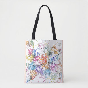 Bulawayo Zimbabwe City Map Tote Bag