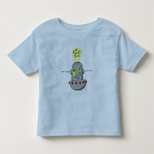 Bulb Bot Toddler T-Shirt (Front)