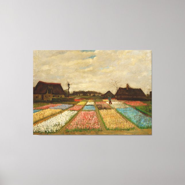 Bulb Fields by Vincent van Gogh (1883) Canvas Print (Front)
