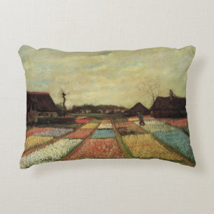 Bulb Fields by Vincent van Gogh Decorative Cushion