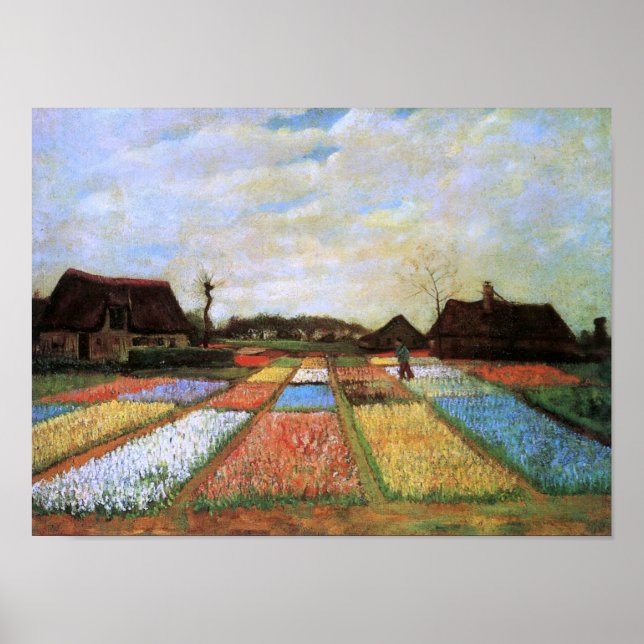 Bulb Fields Holland (F186)Van Gogh Fine Art Poster (Front)