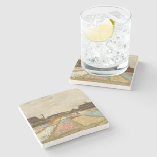 Bulb Fields Vincent van Gogh Stone Coaster