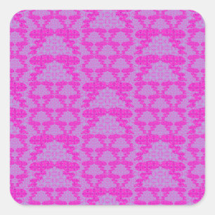 Bulb Flowers And Twigs Roses Square Sticker