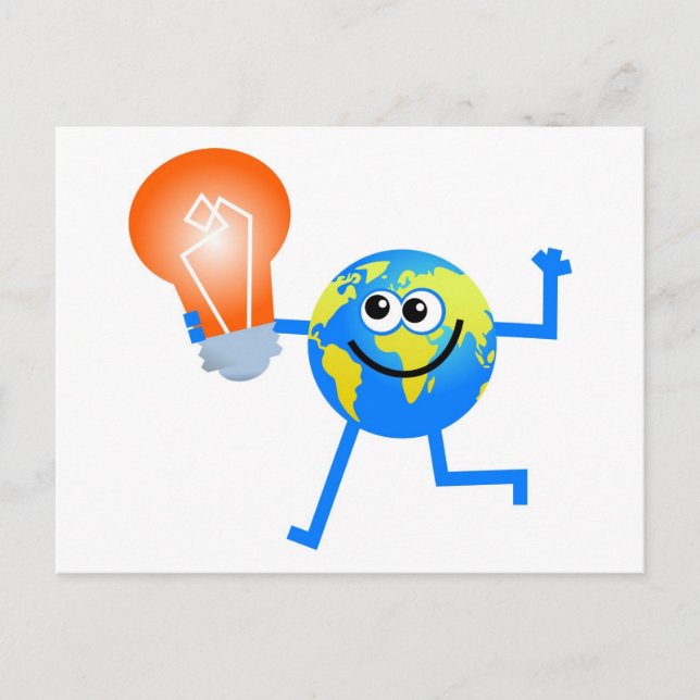 Bulb Globe Postcard (Front)