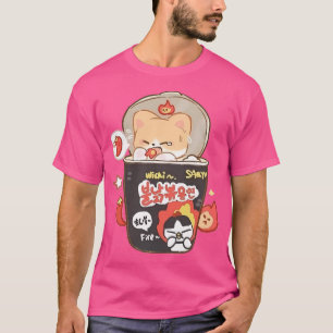 Buldak Korean Ramen Noodles Shiba T-Shirt