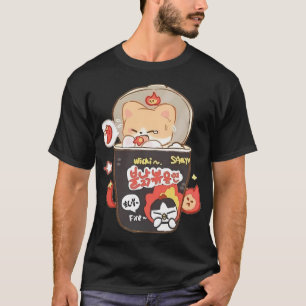 Buldak Korean Ramen Noodles Shiba T-Shirt
