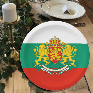 Bulgaria, Bulgarian Flag party, birthday /sport Paper Plate