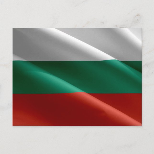 Bulgaria - Bulgarian flag waving - Postcard (Front)