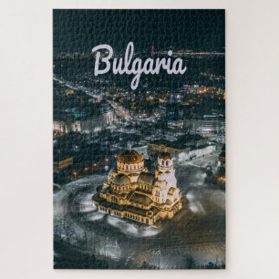 Bulgaria Capital Sofia Alexander Nevsky Cathedral Jigsaw Puzzle