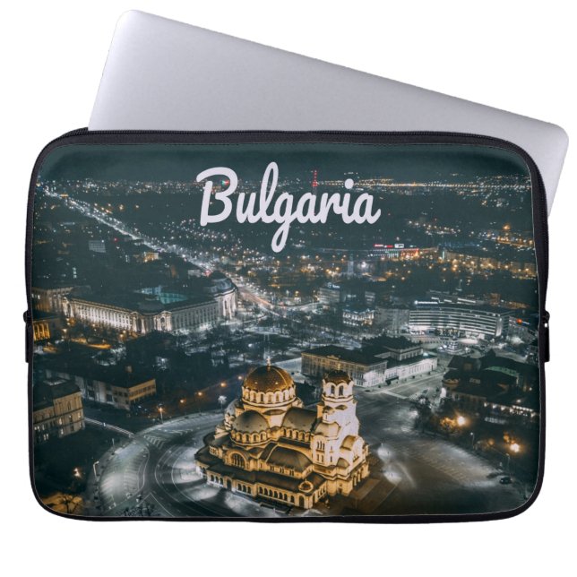 Bulgaria Capital Sofia Alexander Nevsky Cathedral Laptop Sleeve (Front)