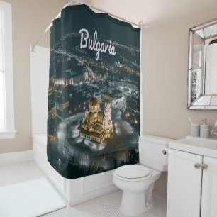 Bulgaria Capital Sofia Alexander Nevsky Cathedral Shower Curtain