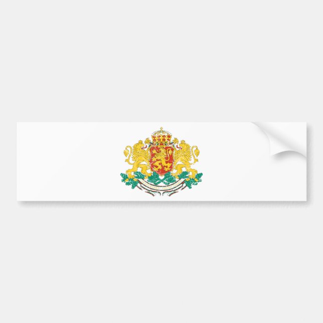 Bulgaria Coat Of Arms Bumper Sticker (Front)