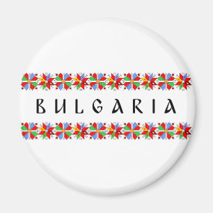 bulgaria country symbol name text folk motif tradi magnet