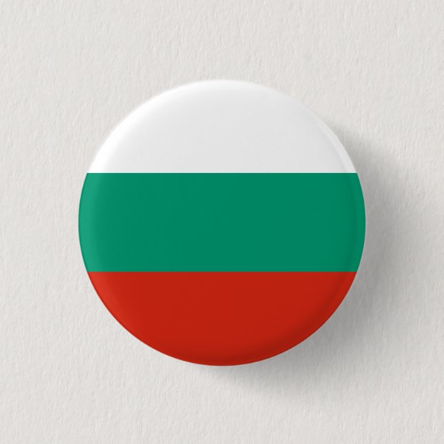 Bulgaria Flag 3 Cm Round Badge (Front)