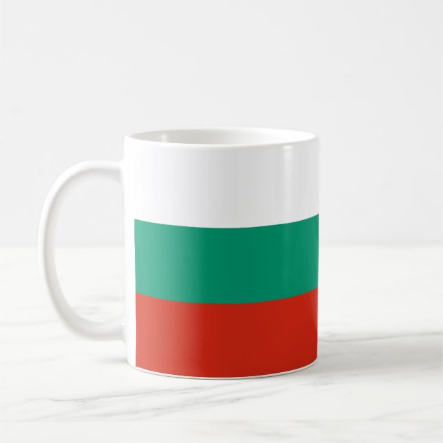  Bulgaria Flag Ceramic Mug (Left)