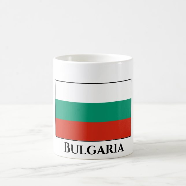 Bulgaria Flag Coffee Mug (Center)