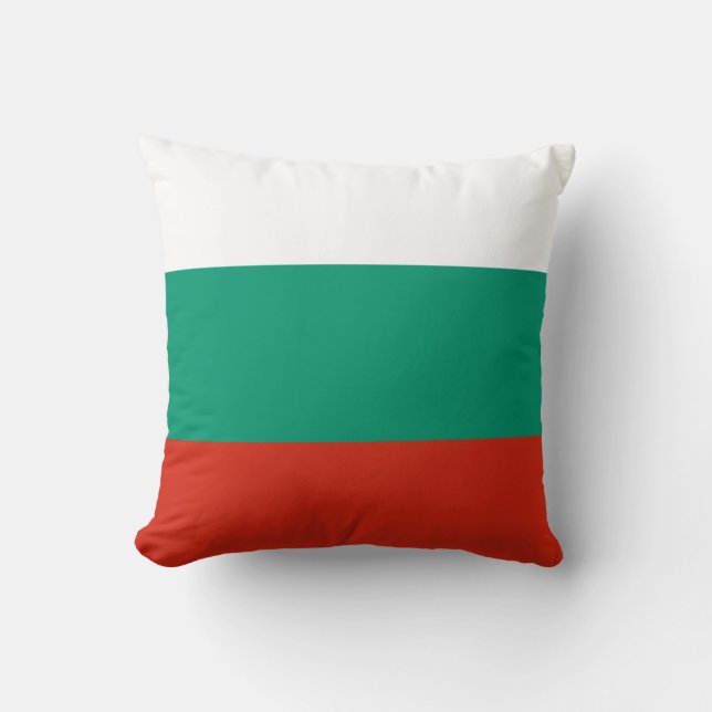 Bulgaria Flag Cushion (Front)