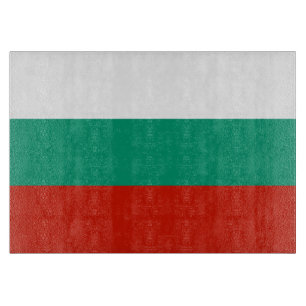 Bulgaria flag cutting board