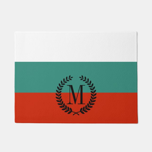 Bulgaria Flag Doormat (Front)