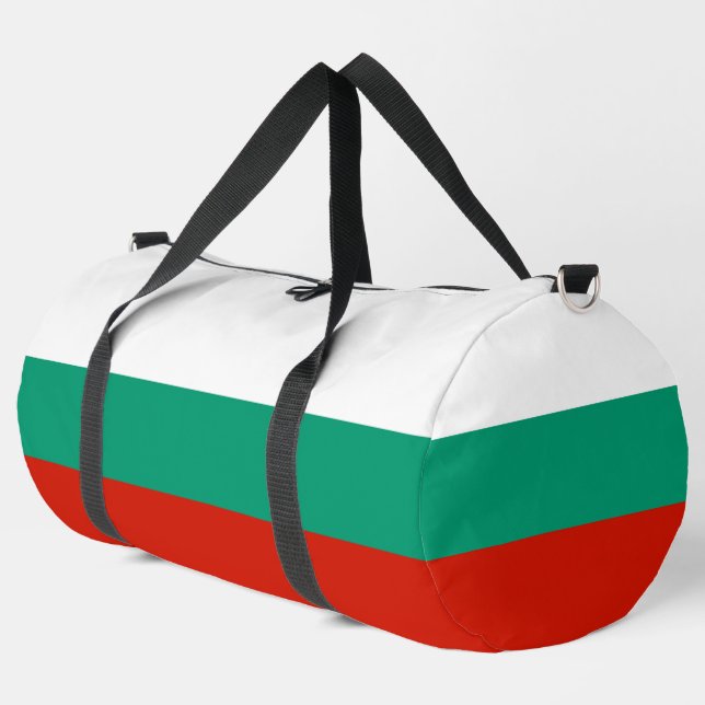 Bulgaria flag duffle bag (Left Corner)