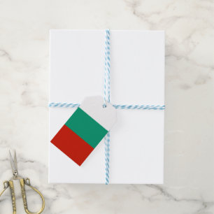 Bulgaria flag gift tags