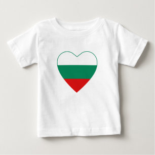 Bulgaria Flag Heart T-Shirt