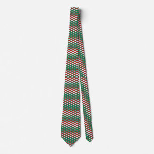 Bulgaria Flag Honeycomb Tie