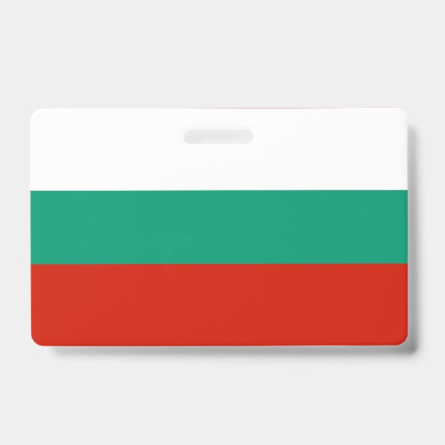 Bulgaria flag ID badge (Front)