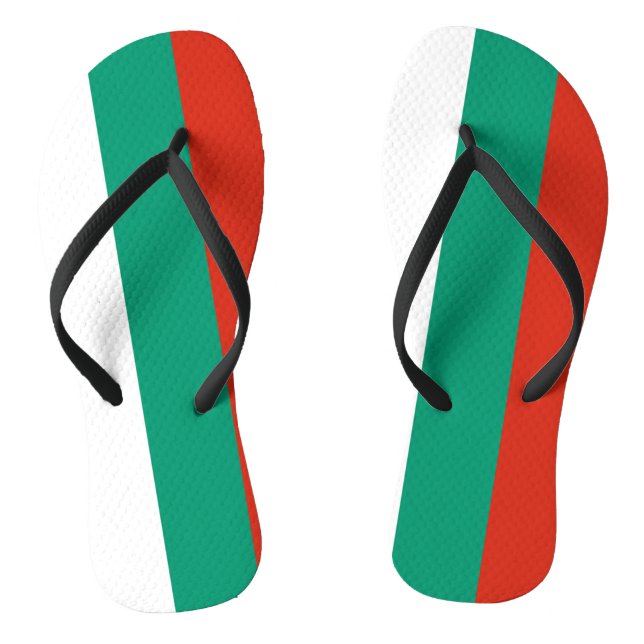 Bulgaria Flag Jandals (Footbed)