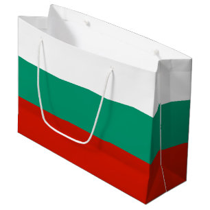 Bulgaria flag large gift bag