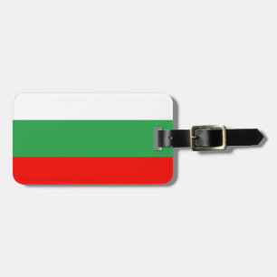 Bulgaria flag luggage tag
